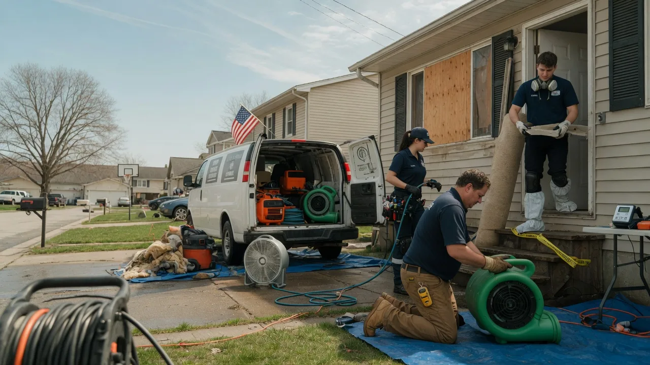 Water Damage Restoration in Oskaloosa, IA near me
